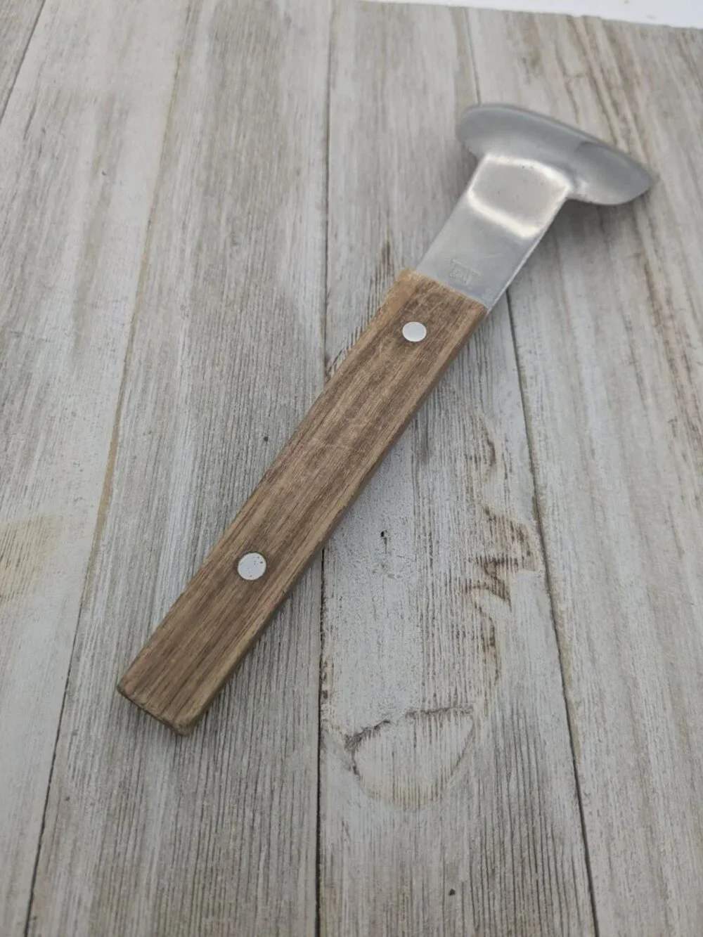 Stainless Steel Ice Cream Spade #1 Scoop Wood Handle 9 1/2